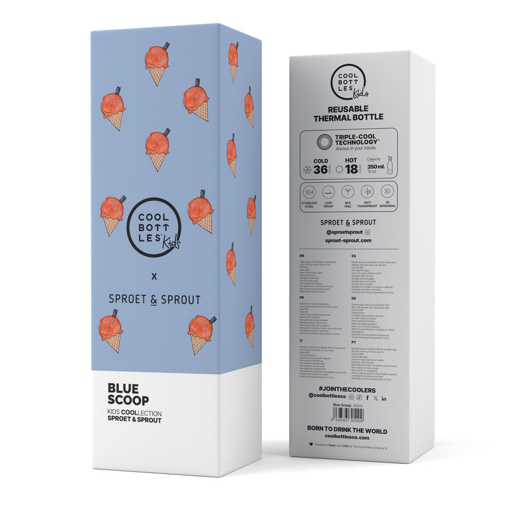 The Kids Bottle - Blue Scoop 350 ML
