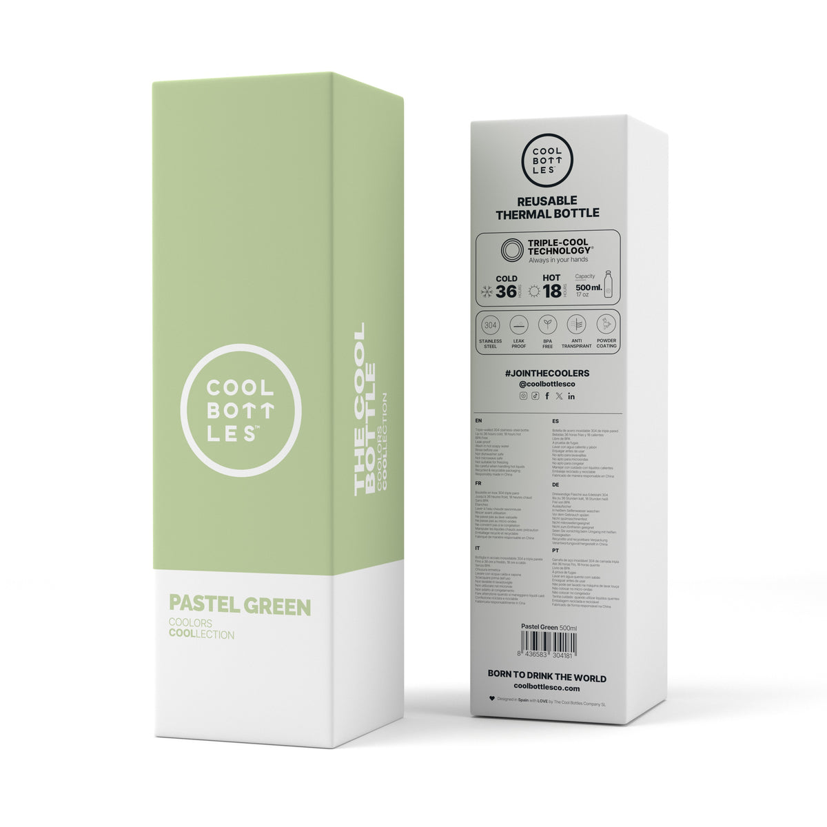 The Bottle - Pastel Green 500 ML