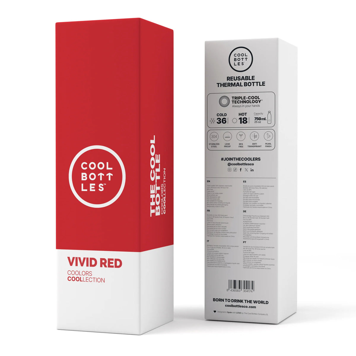 The Bottle - Vivid Red 350 ML