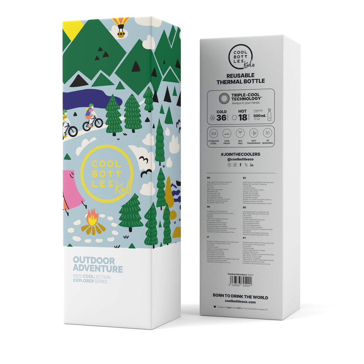 The Kids Bottle - Outdoor Adventure 500 ML