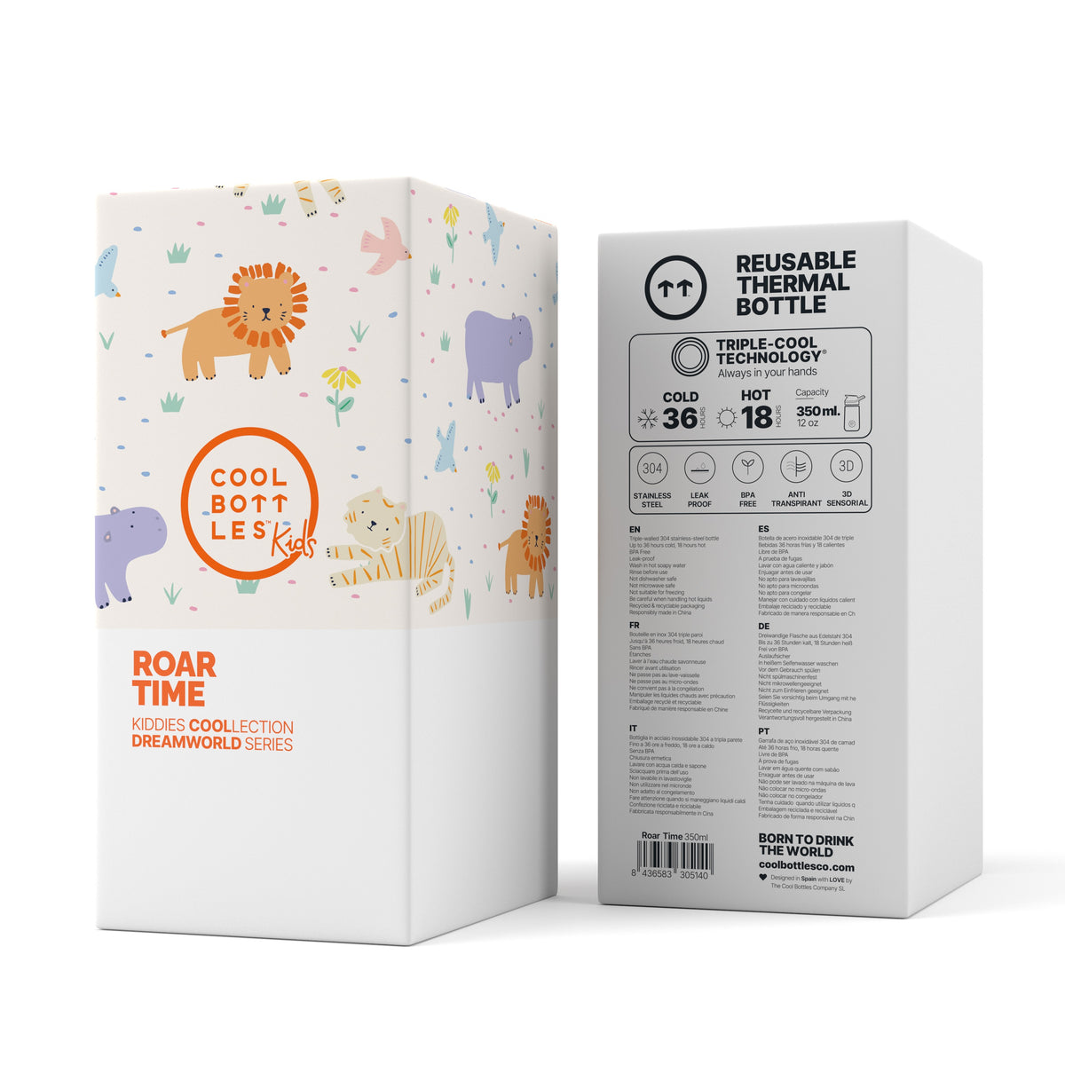 The Kiddie Bottle - Roar Time 350 ML