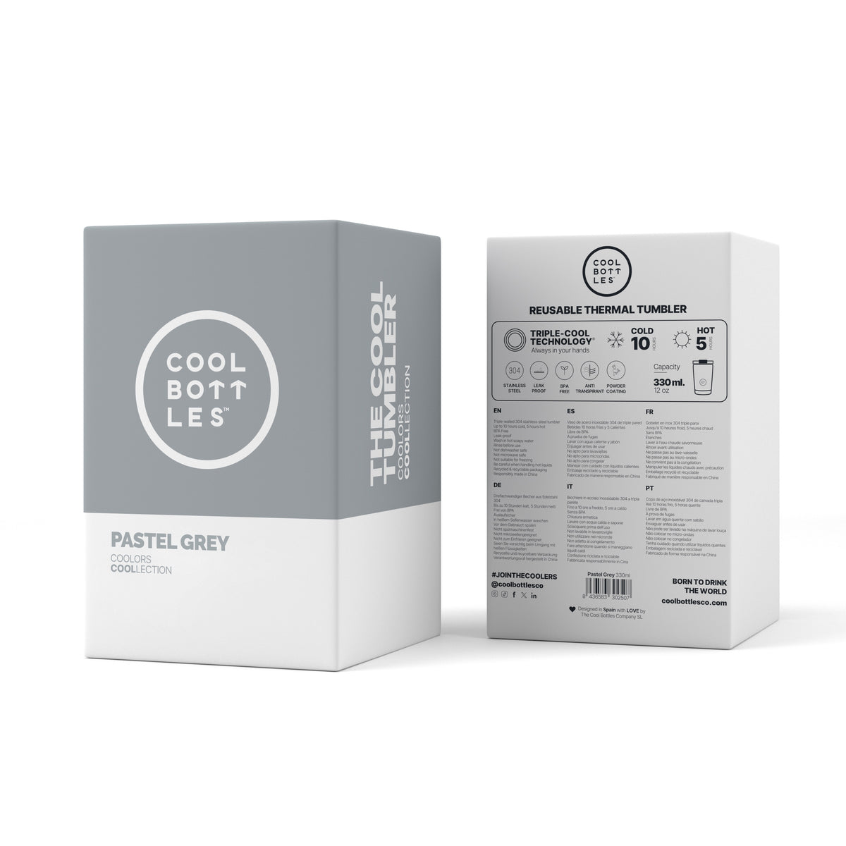 The Tumbler - Pastel Grey 330 ML