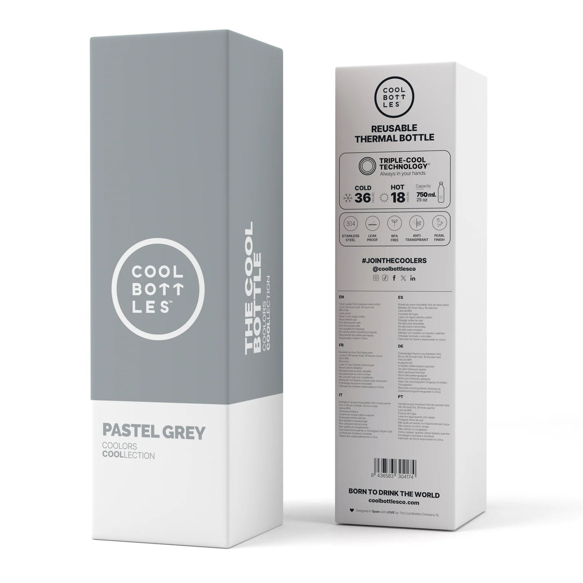 The Bottle - Pastel Grey 500 ML