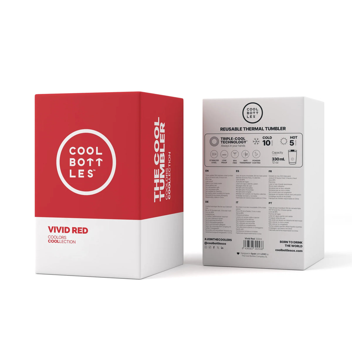 The Tumbler - Vivid Red 330 ML