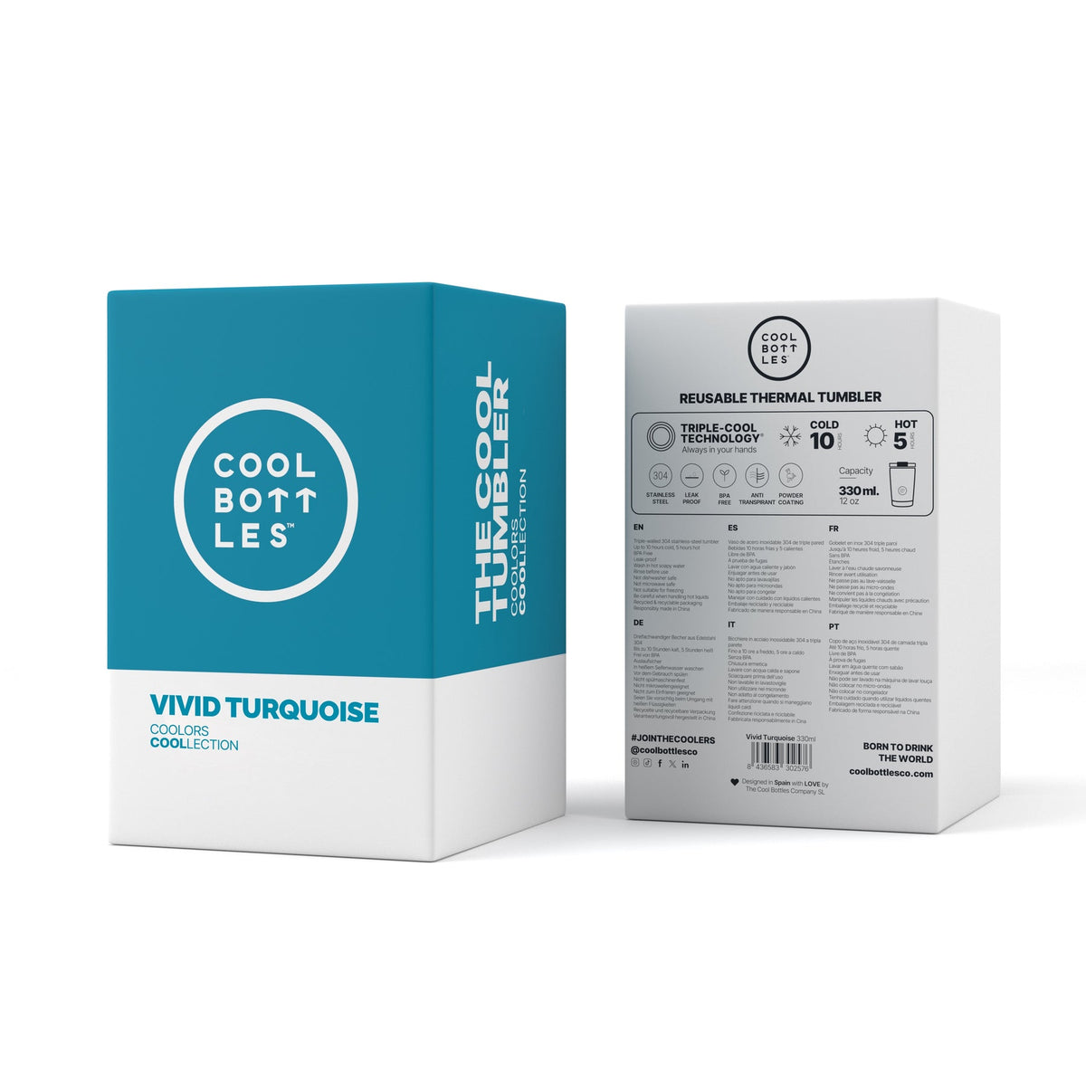 The Tumbler - Vivid Turquoise 330 ML