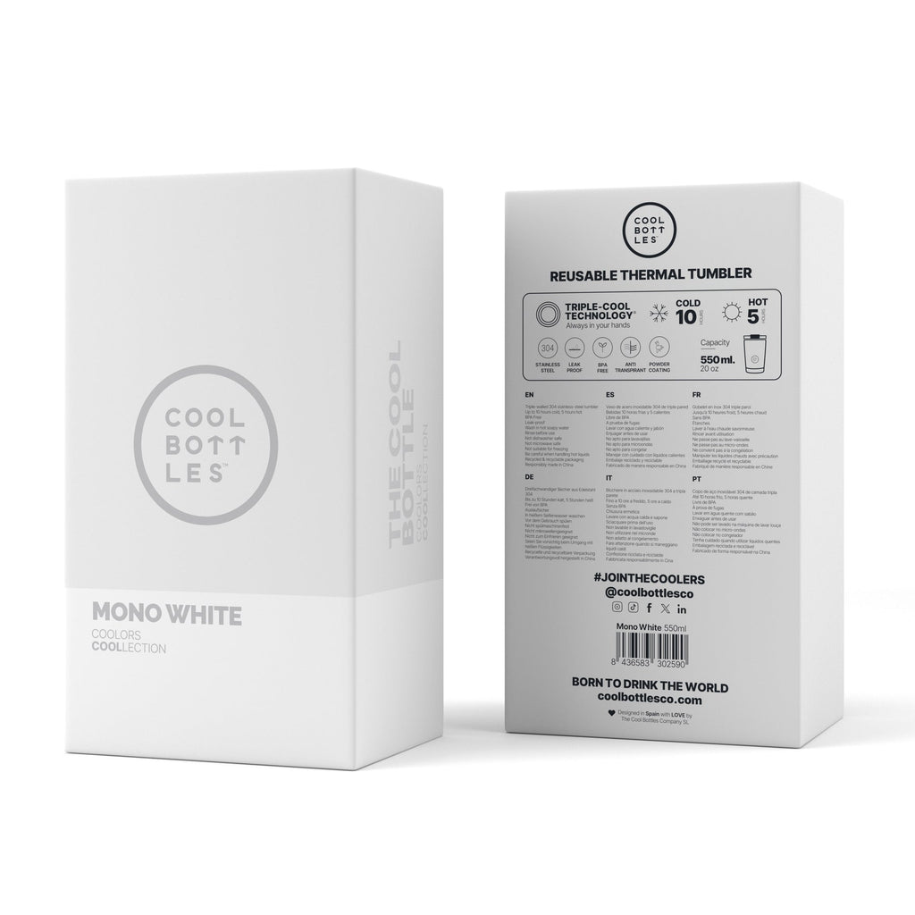 The Tumbler - Mono White 550 ML