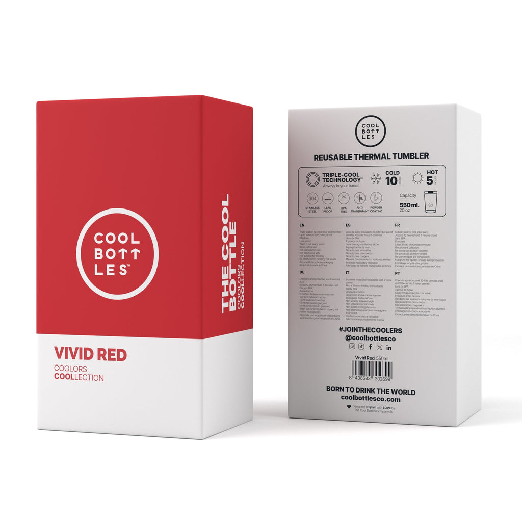 The Tumbler - Vivid Red 550 ML